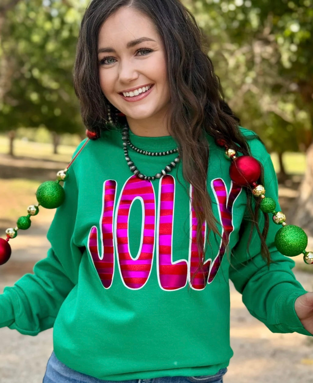 Jolly Sweatshirt In Metallic Puffs