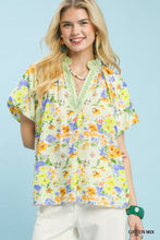 Load image into Gallery viewer, Watercolor Floral Top
