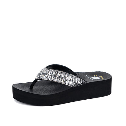 Bersha Black Flip Flop