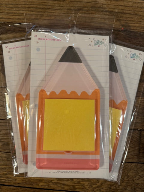 Pencil Sticky Note Holder