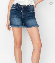 Load image into Gallery viewer, Tummy Control High Rise Fray Hem Shorts
