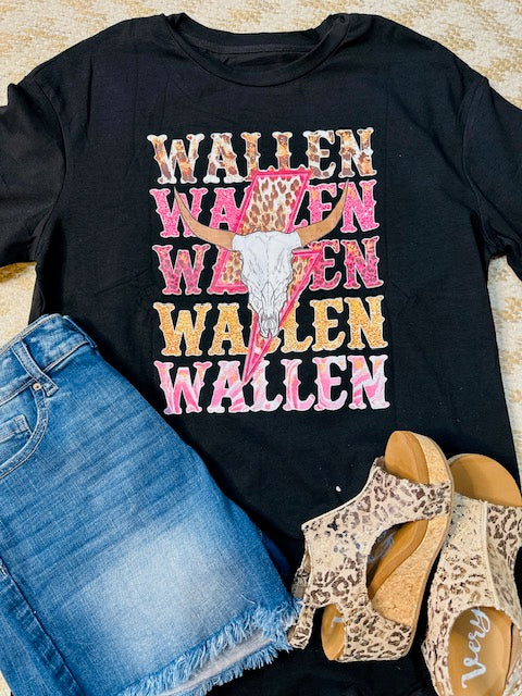 Wallen Cowskull Graphic Tee