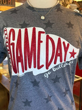 Load image into Gallery viewer, Pennant Game Day Go Bulldogs Tee
