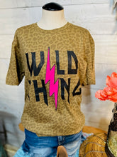 Load image into Gallery viewer, Brown Leopard Wild Thing Tee

