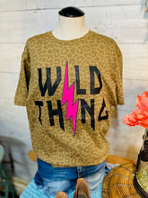 Load image into Gallery viewer, Brown Leopard Wild Thing Tee
