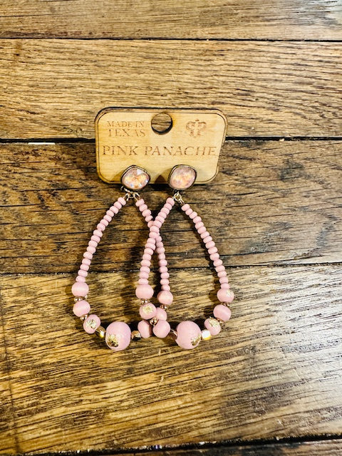 Dusty Pink Hoops