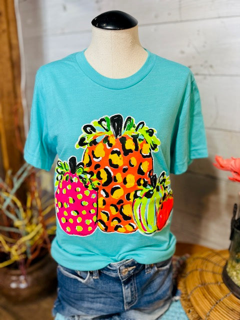 Neon Pumpkins Tee