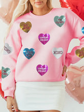 Load image into Gallery viewer, Candy Hearts Sweatshirt
