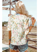 Load image into Gallery viewer, Crochet Boho Half &amp; Long Sleeve Floral Blouse
