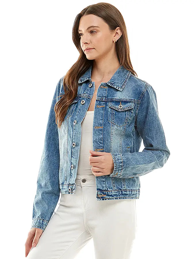 Medium Wash Denim Jacket