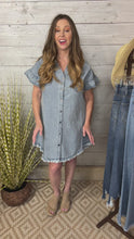 Load and play video in Gallery viewer, Our Favorite Denim Dress
