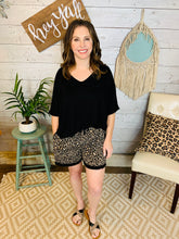 Load image into Gallery viewer, Cheetah Print Drawstring Shorts
