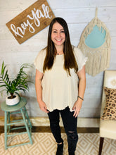 Load image into Gallery viewer, Ruffle Sleeve Animal Print Top
