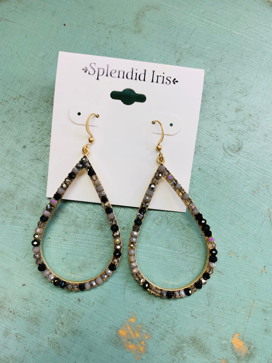Teardrop Crystal Earrings