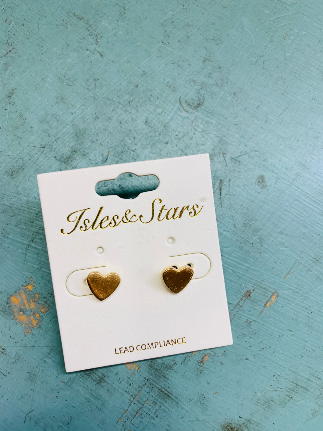 Mini Heart Stud Earrings