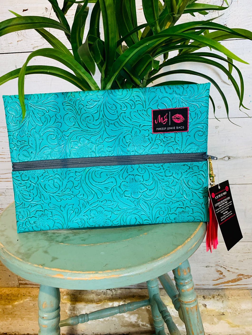 Makeup Junkie Bag Turquoise Dream