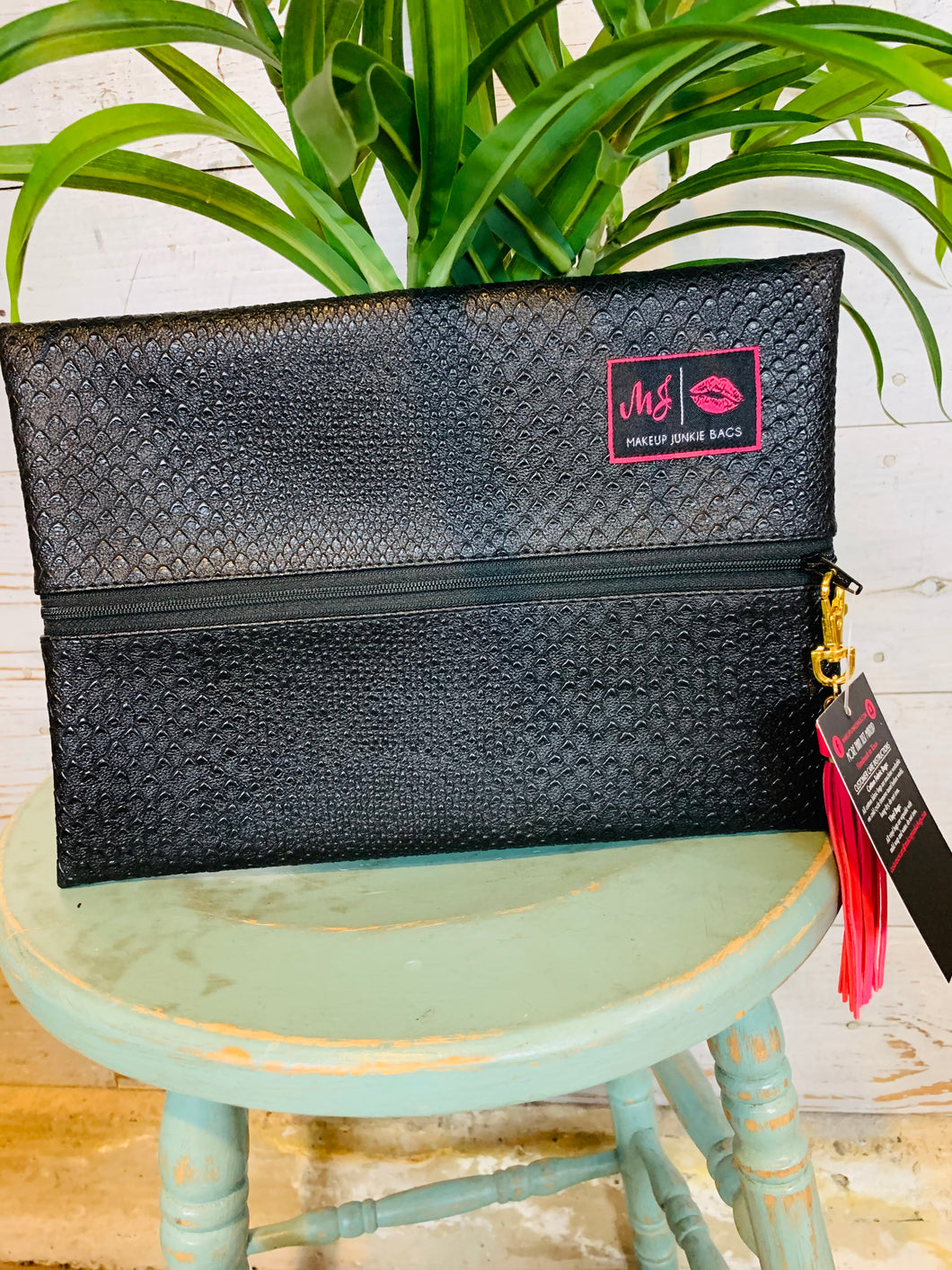 Makeup Junkie Bag Black Cobra