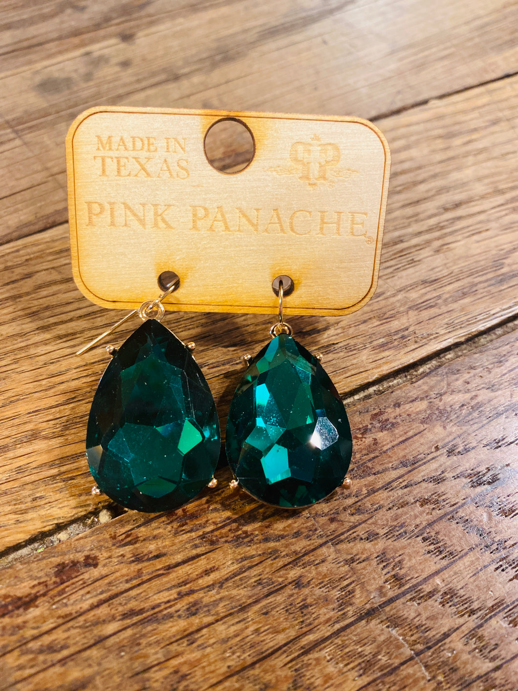 Emerald Dangle Earrings