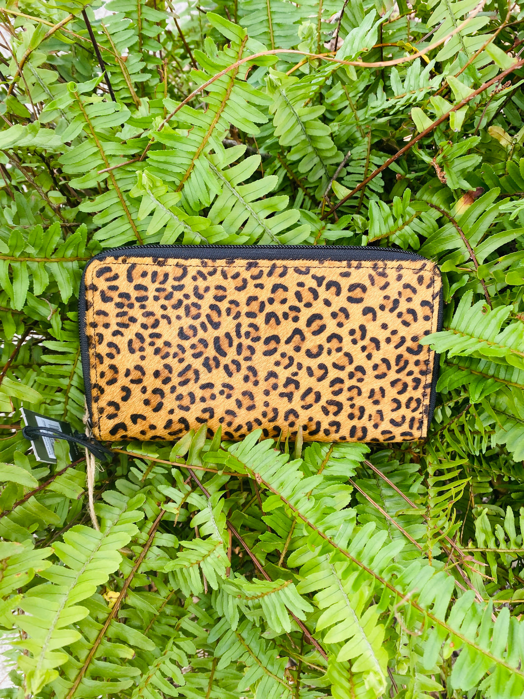 Cheetah Zip Around Wallet