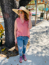 Load image into Gallery viewer, Mid-Rise Skinny Destroyed Raw Hem Jean
