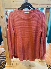 Load image into Gallery viewer, Waffle Knit Mauve Top
