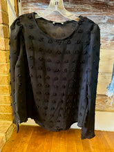 Load image into Gallery viewer, Swiss Dot Long Sleeve Blouse
