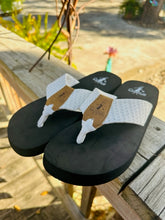 Load image into Gallery viewer, Lakeside White Weave Flip Flop
