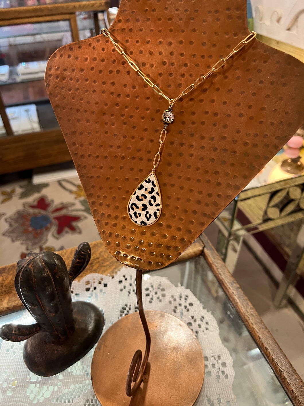 White Leopard Necklace