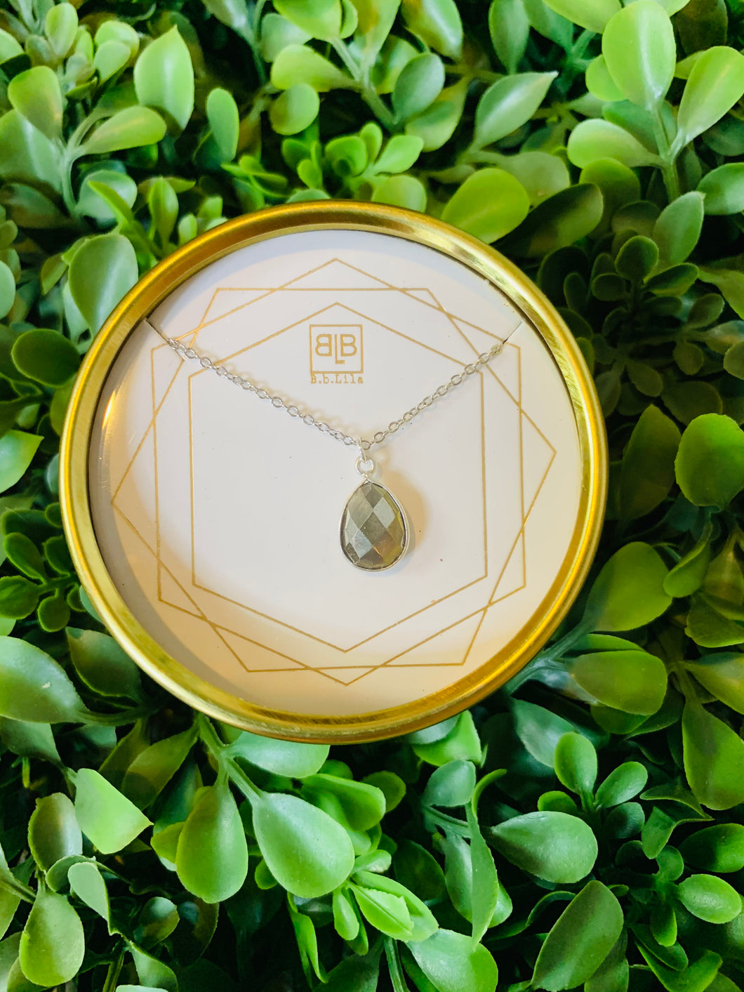 Silver Teardrop Necklace