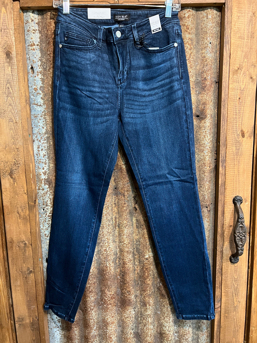 Mid Rise Non Distressed Blue Jeans