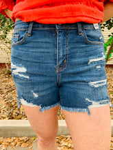 Load image into Gallery viewer, Judy Blue Mid-Rise Destroyed Cut-Off Shorts

