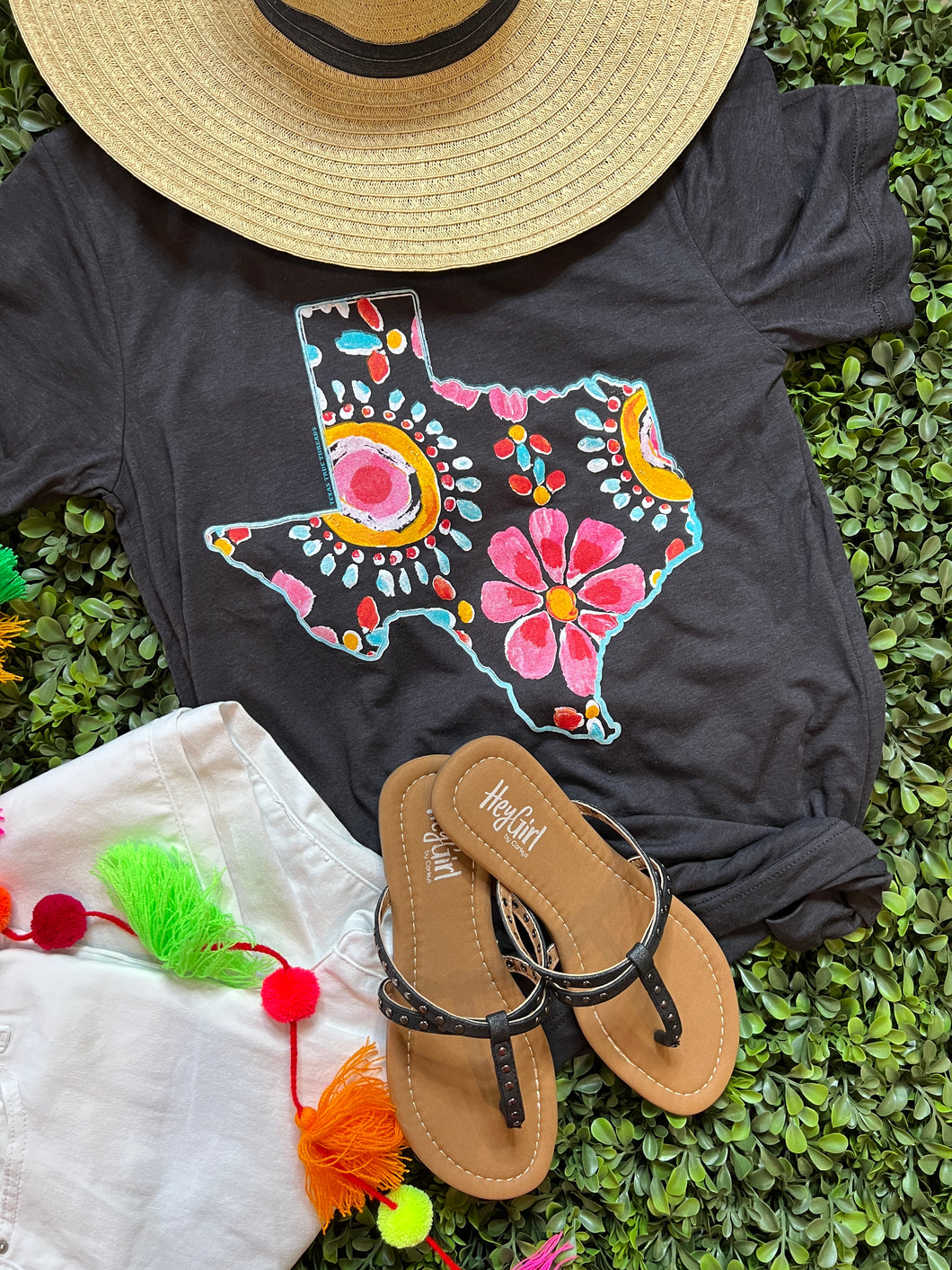 Floral Texas Tee