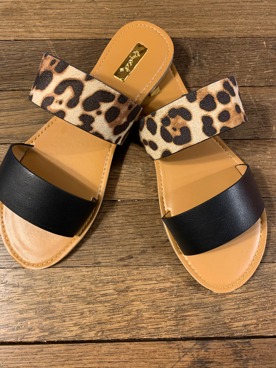 Cheetah Slide Sandal