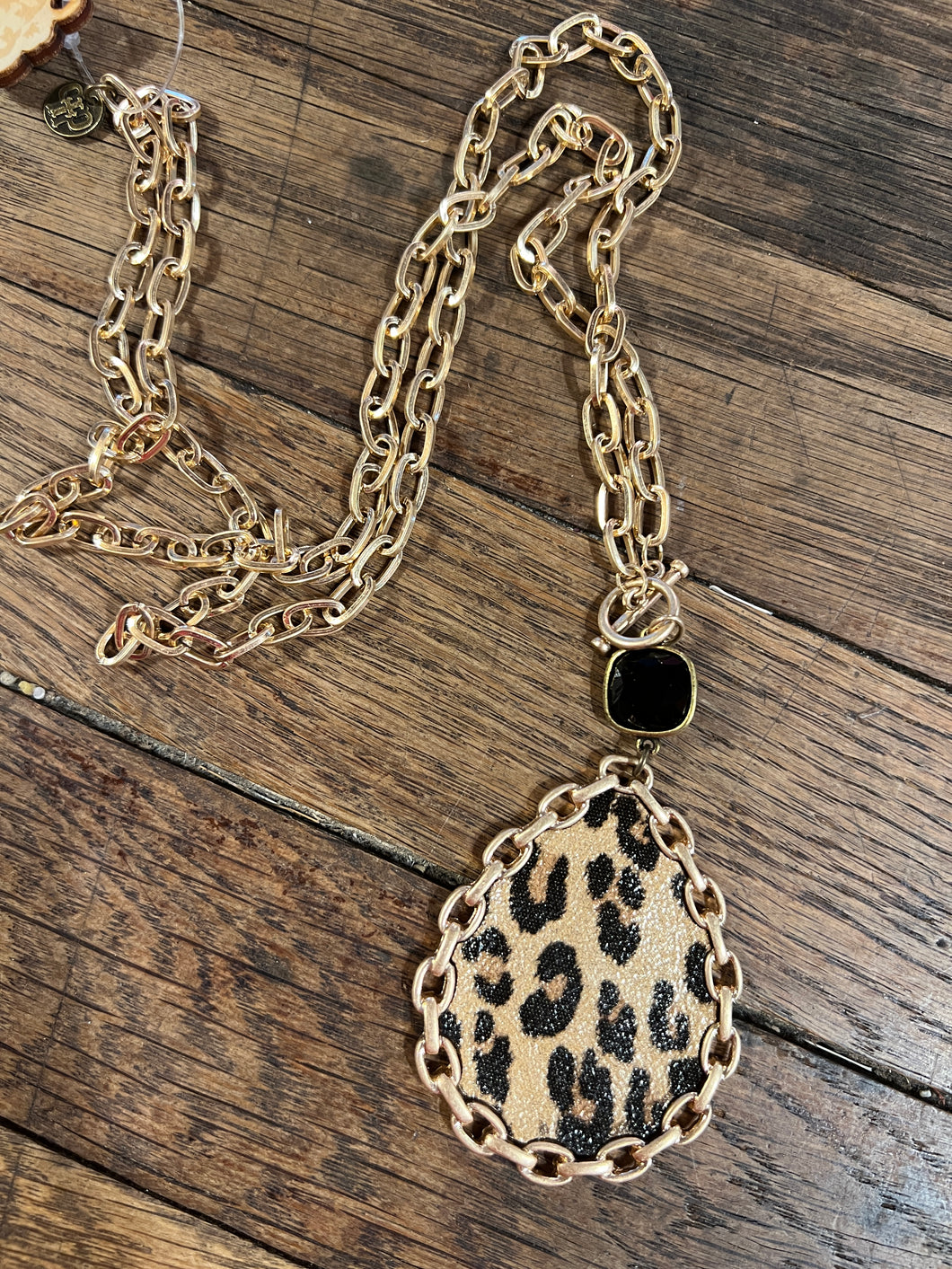 Cheetah Gold Necklace