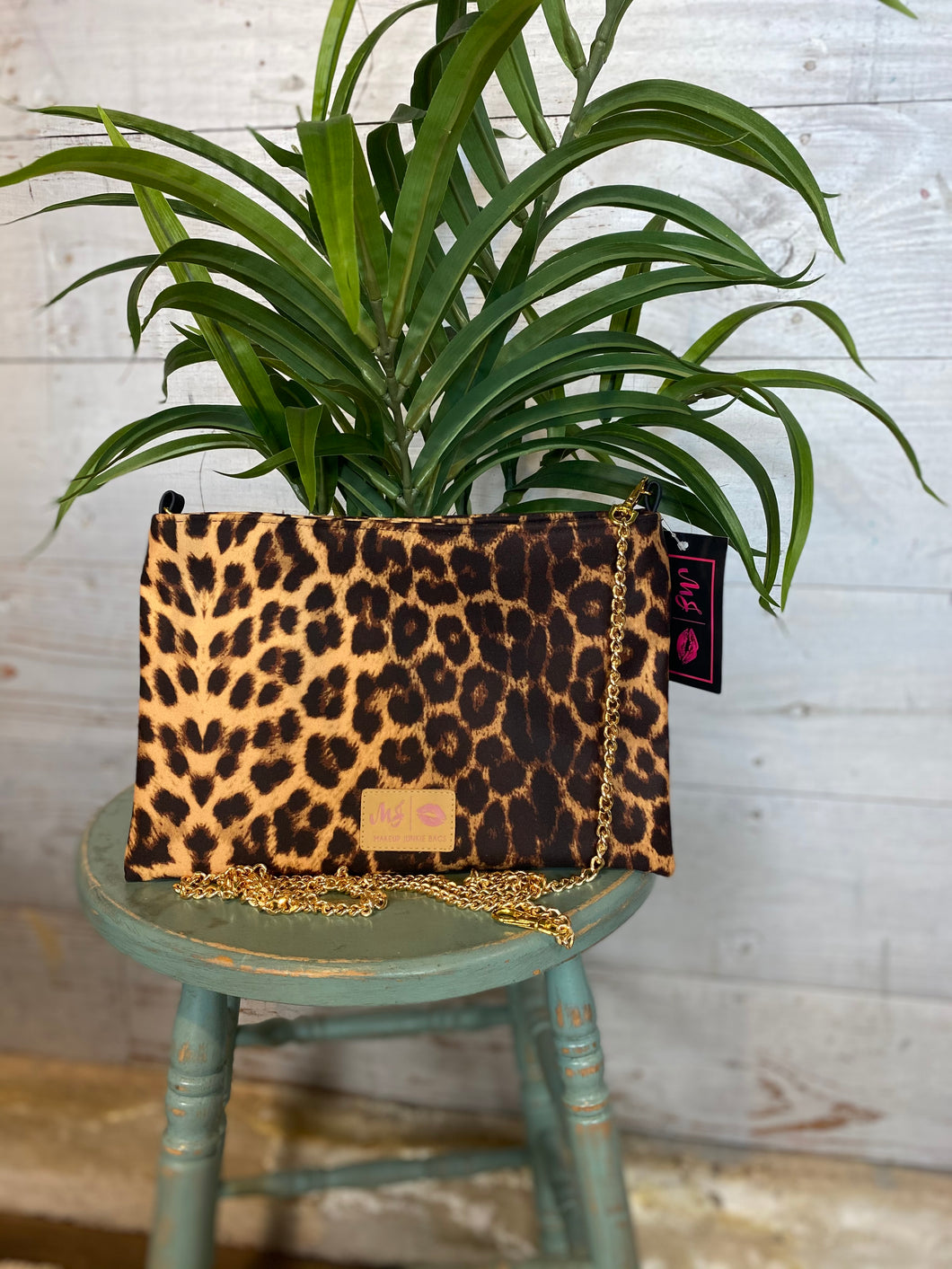 Makeup Junkie Crossbody Zipper Exotica