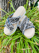 Load image into Gallery viewer, Laney Cream Leopard Sandal
