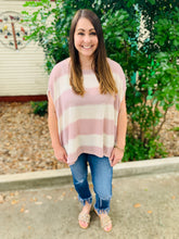 Load image into Gallery viewer, Lavender Poncho Style Top
