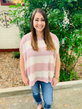 Load image into Gallery viewer, Lavender Poncho Style Top

