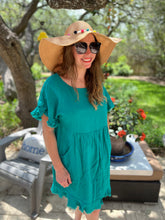 Load image into Gallery viewer, Teal Pocket Dress
