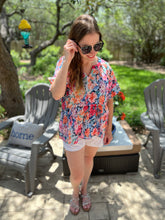 Load image into Gallery viewer, Floral Print Babydoll Top
