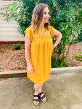 Load image into Gallery viewer, Embroidered Flutter Dress
