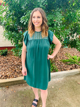 Load image into Gallery viewer, Embroidered Flutter Dress
