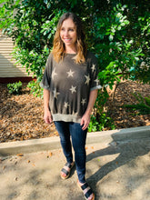 Load image into Gallery viewer, Olive Star Knit Top
