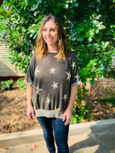 Load image into Gallery viewer, Olive Star Knit Top
