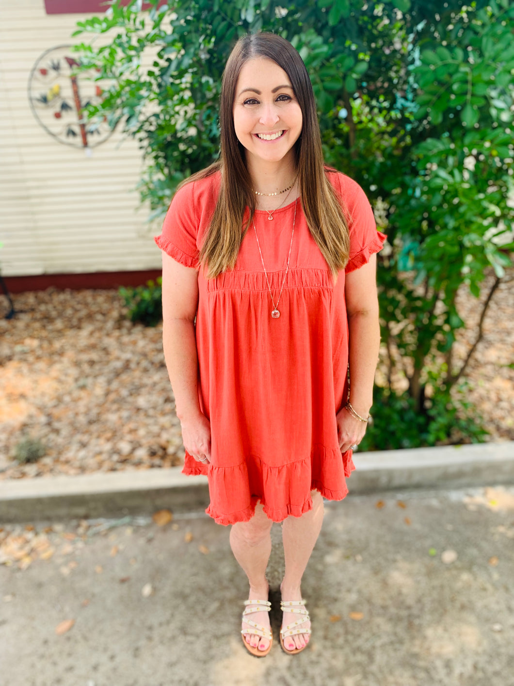 Brick Fray Dress