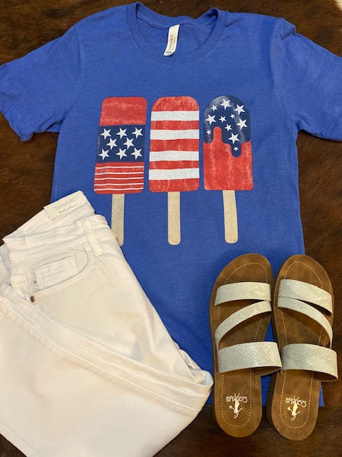 Patriotic Popsicles Graphic Tee
