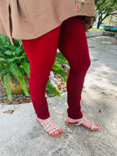 Load image into Gallery viewer, Burgundy Skinny Jean
