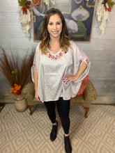 Load image into Gallery viewer, Cheetah Embroidered Shine Top
