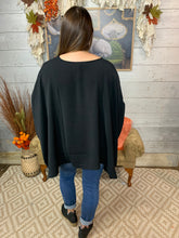 Load image into Gallery viewer, Falling Florals Poncho Top
