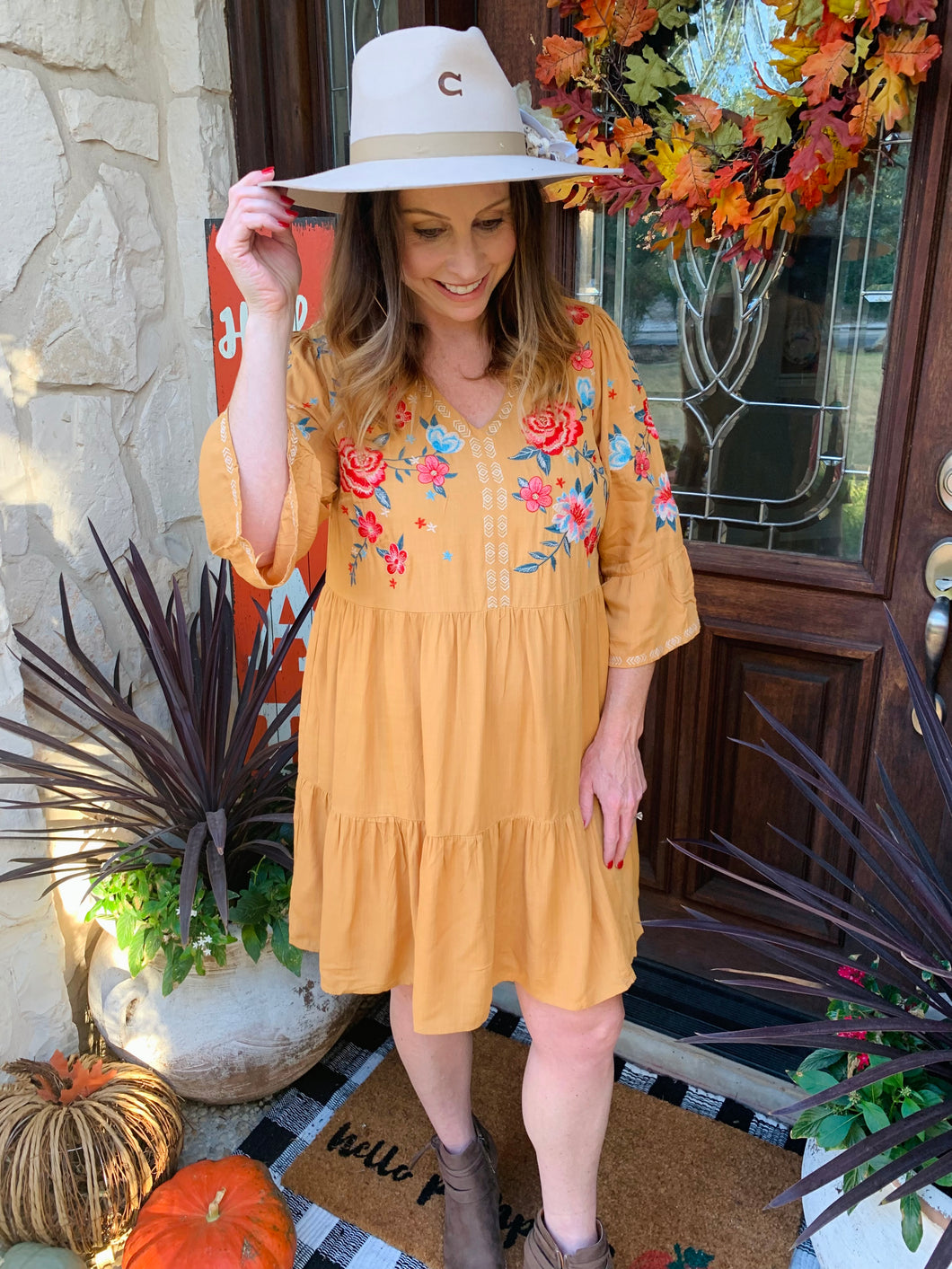 Marigold Boho Dress